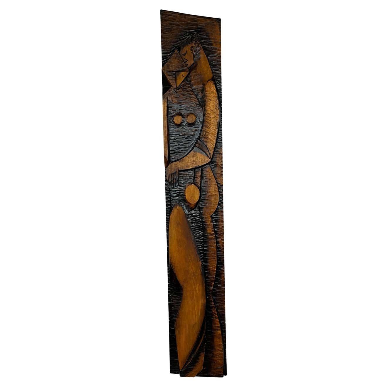 Big Midcentury Design Wall Wood Decoration Lovers 1960s Czechoslovakia