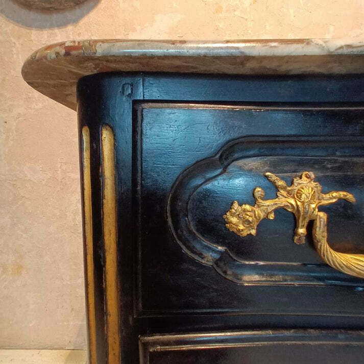 18th Century Marble Topped Chest Of Drawers photo vinterior