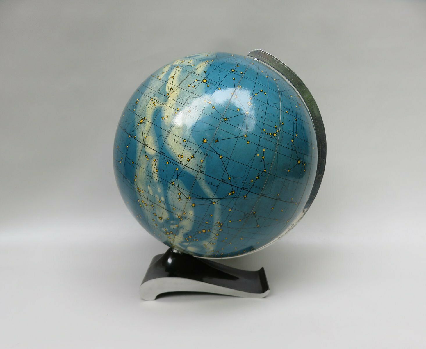 Extraordinary Globes Columbus Duo Earth Globe And Columbus Celestial Globe, 1950s, Set Of 2 photo vinterior