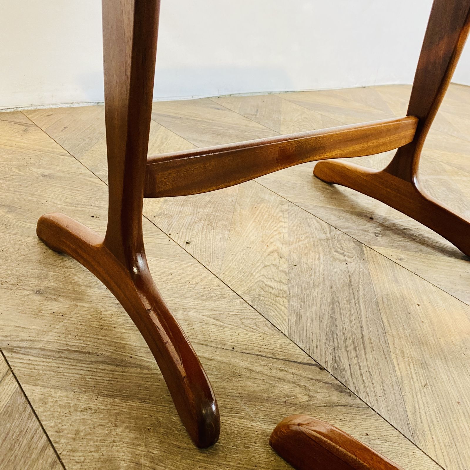 Vintage Teak Nest Of Tables, Set Of 3, 1970s photo for sale