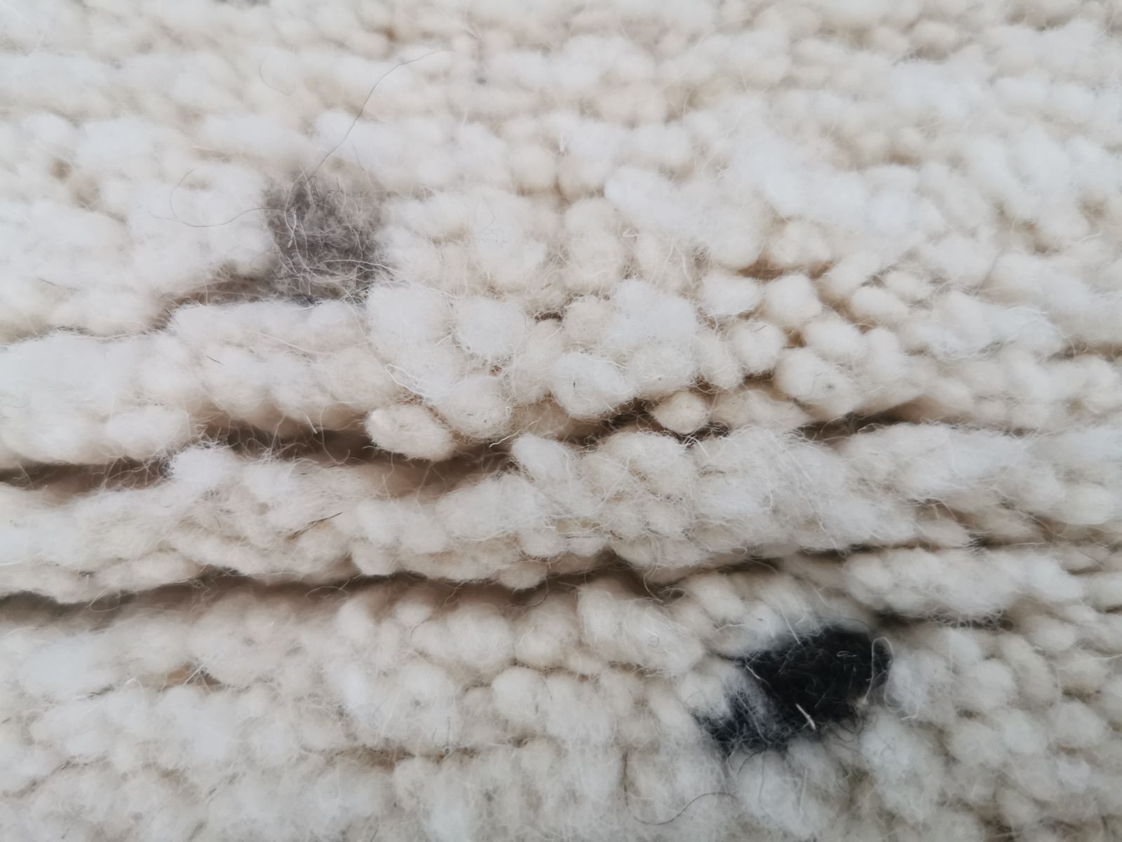 No Custom Fee. 7.2x5.2 Ft/ Large Cream Handmade Moroccan Beni Ouarain Rug Berber Carpet. Natural Wool 220x160 photo vintage