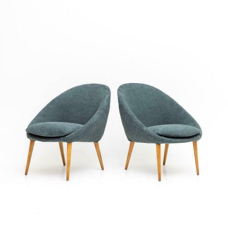 Pair Of Armchairs, Italy Mid 20th Century