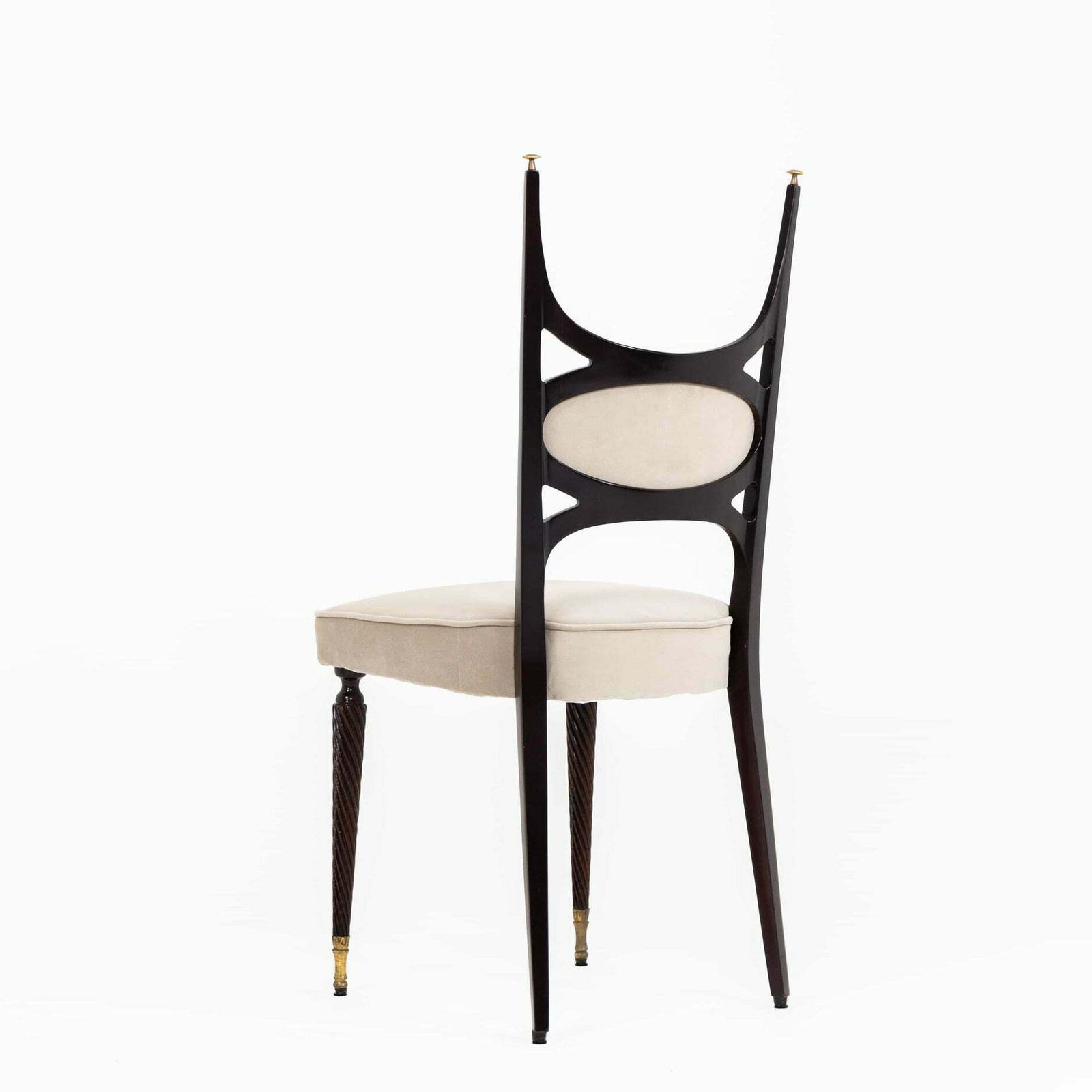 Dining Room Chairs In The Style Of Paolo Buffa Italy 1950s photo for sale