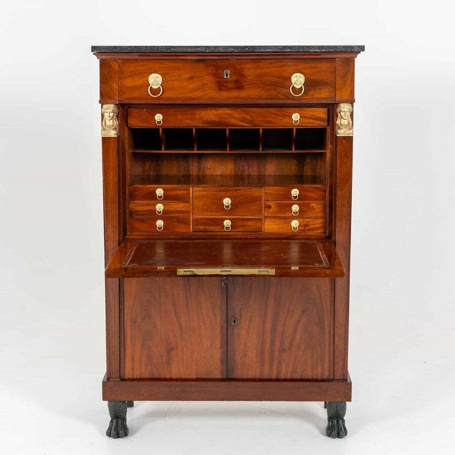 Empire Secretary à Abattant, Frankrijk Ca. 1810 photo furniture