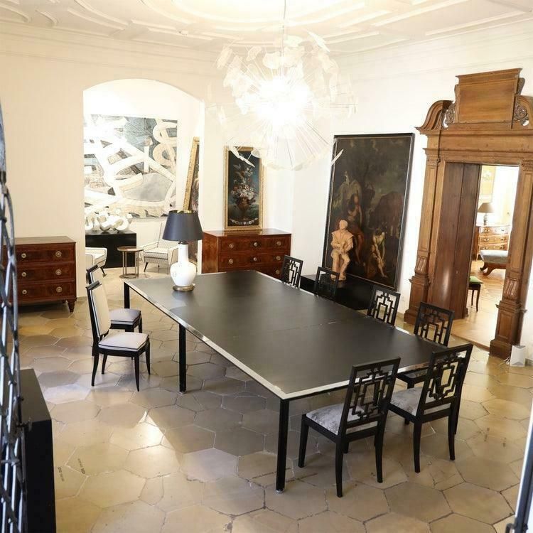 Conference Table Fasce Cromate Series Caccia Dominioni For Azucena Italy 1960s photo buy