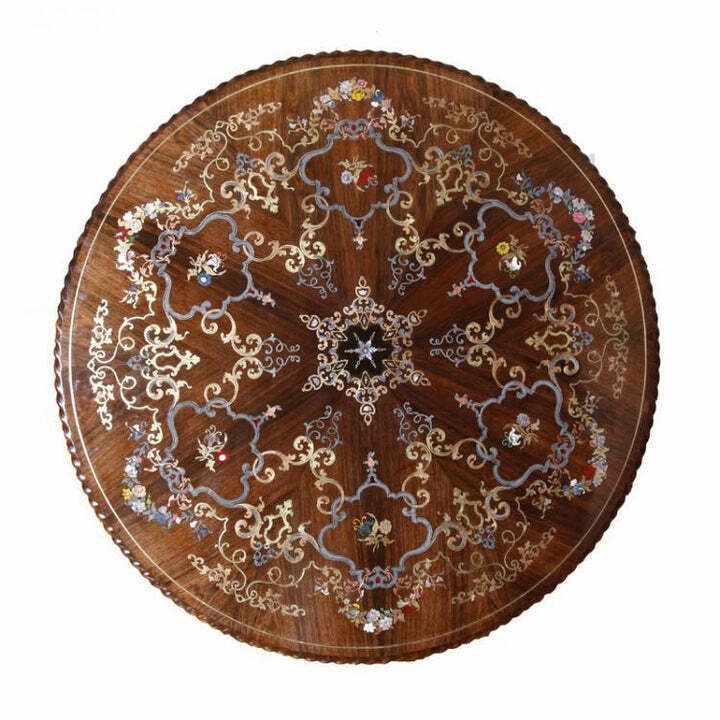 Center Table By Franz Xaver Fortner, Rococo, Germany C. 1840 photo Furniture