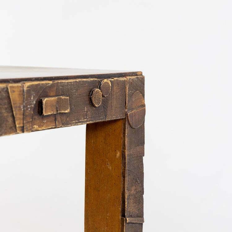 Furniture Brutalist Dining Table, The Lane Co, Altavista, USA 1960s photo
