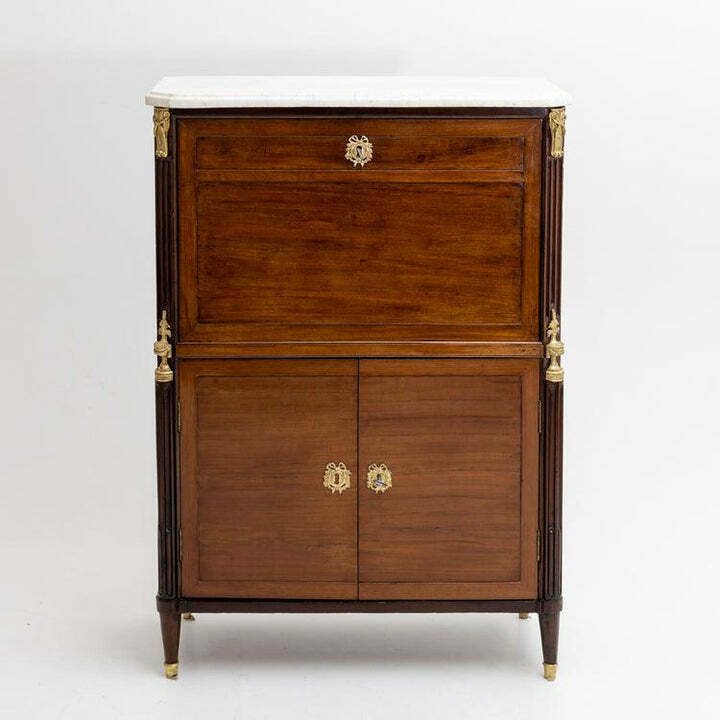 Louis Seize Secretaire à Abattant, End Of 18th Century