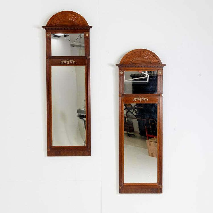 Pair Of Mirrors, Denmark, 19h Century photo Home Decor