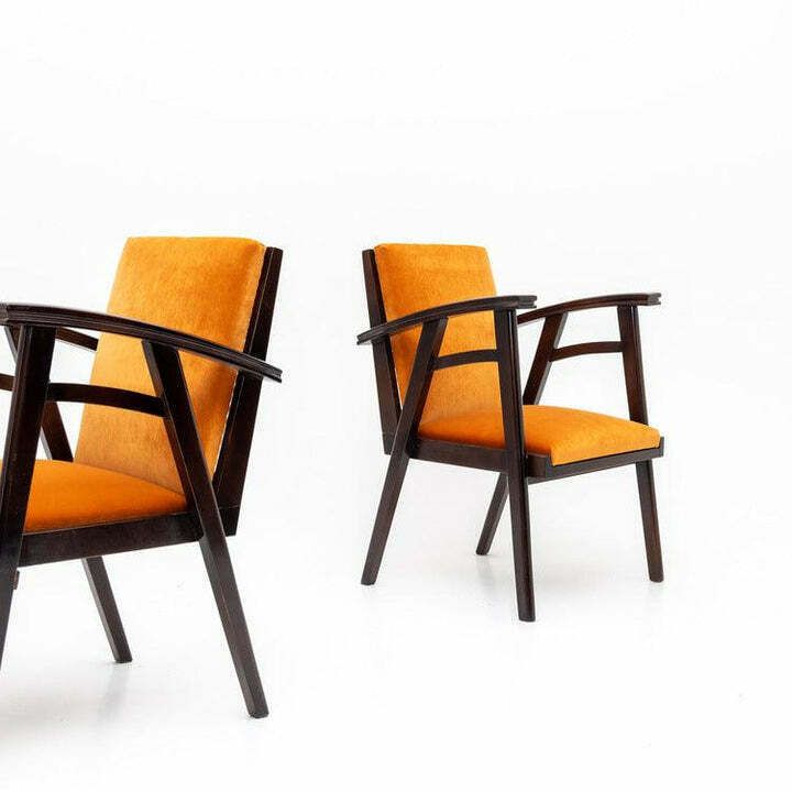 Pair Of Armchairs, Probably Italy 1960s photo for sale
