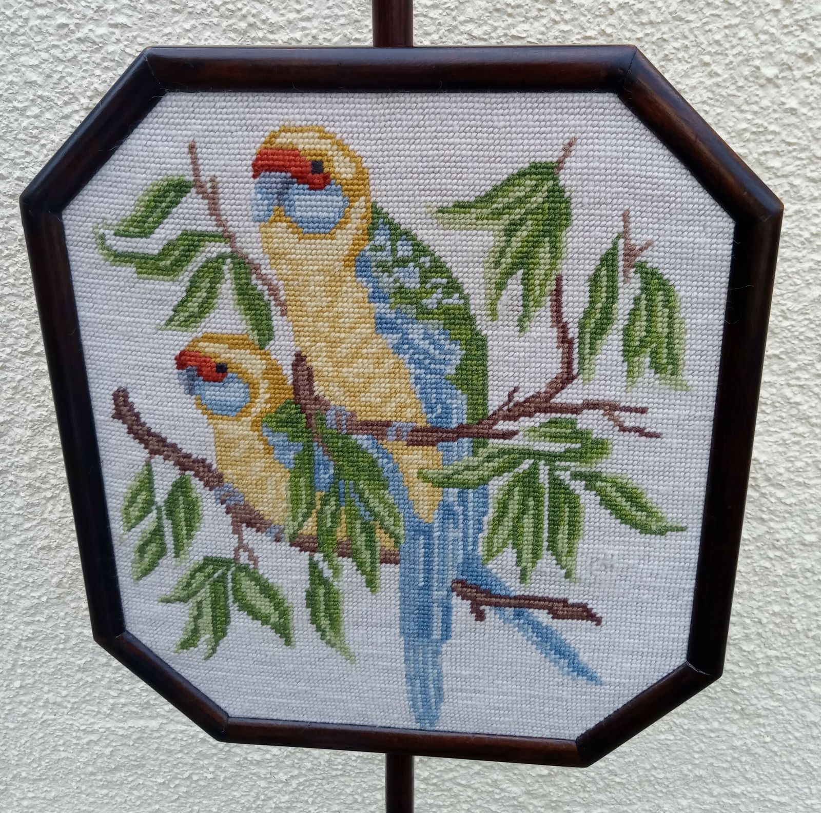 Victorian Rosewood & Tapestry Pole Fire Screen photo furniture