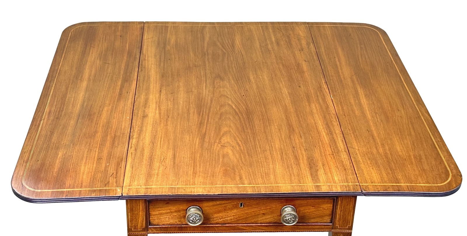 18th Century Georgian Mahogany Pembroke Table (England, Circa 1790) photo Furniture