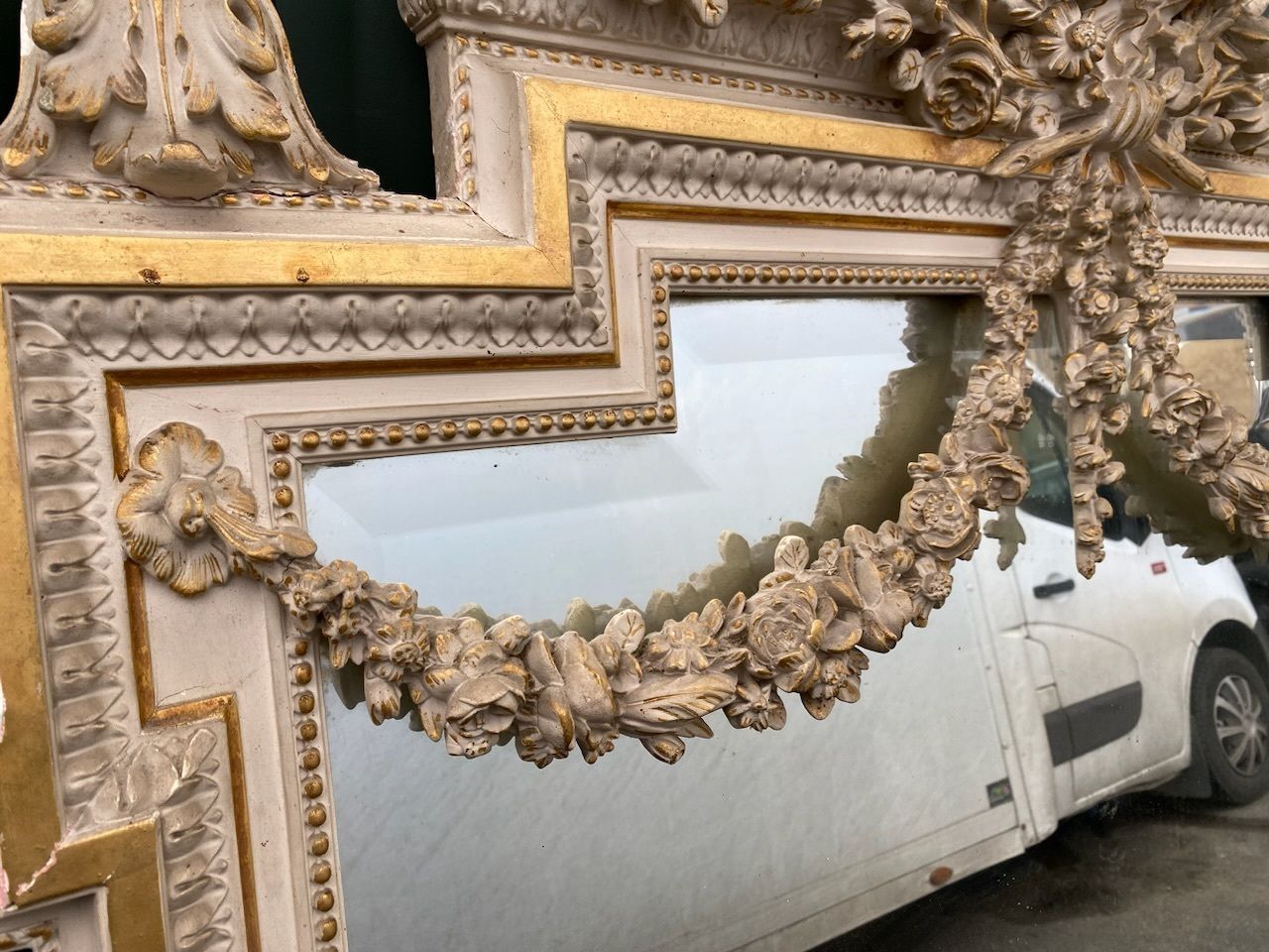 Wonderful Large French 19th Century Wall Mirror photo Home Decor