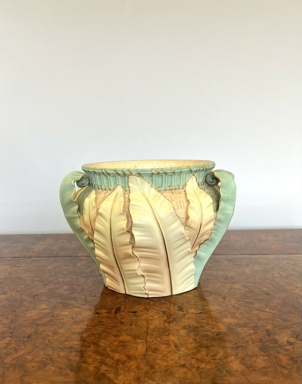 Antique Quality Royal Worcester Blush Ivory Jardiniere photo furniture
