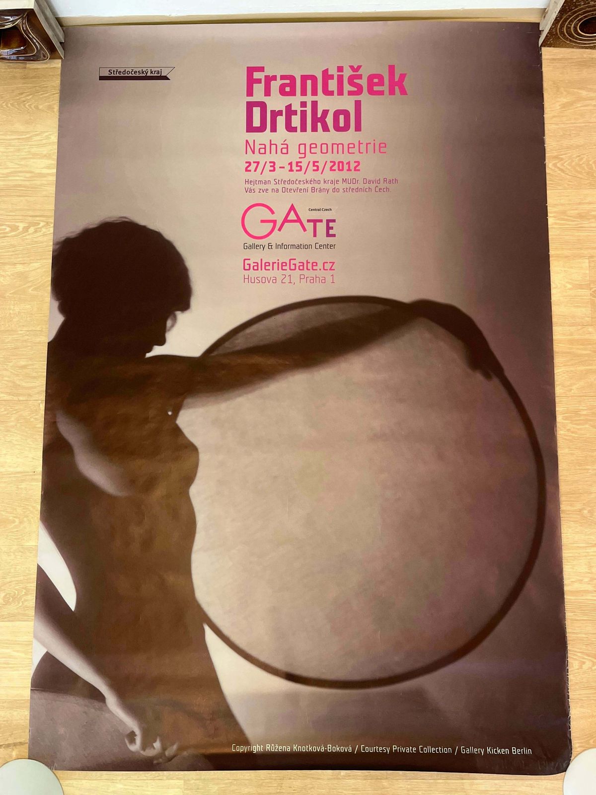 Huge Frantisek Drtikol Exhibition Poster In Prag   Czechoslovakia / 2003 photo Art