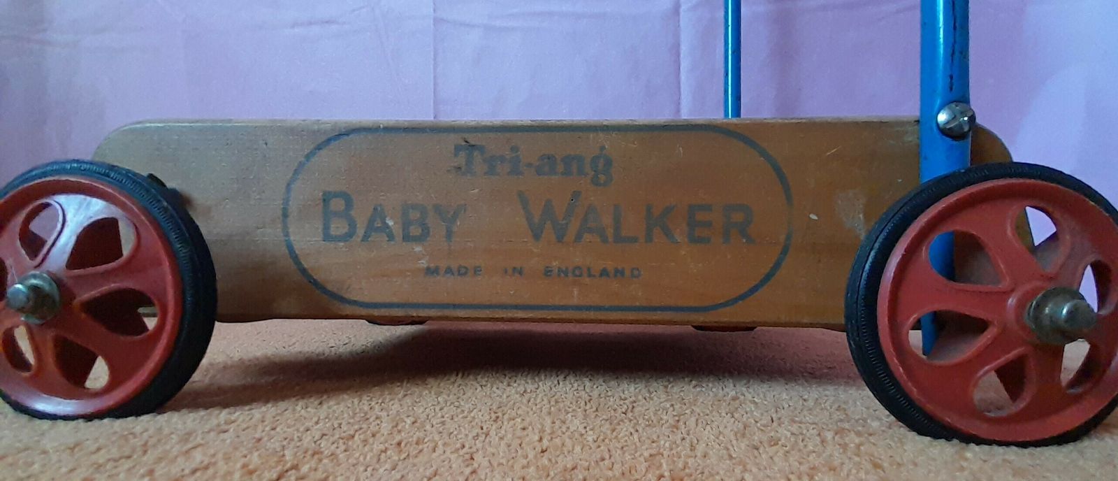 Tri Ang Baby Walker Complete With Original Blocks photo 50.0