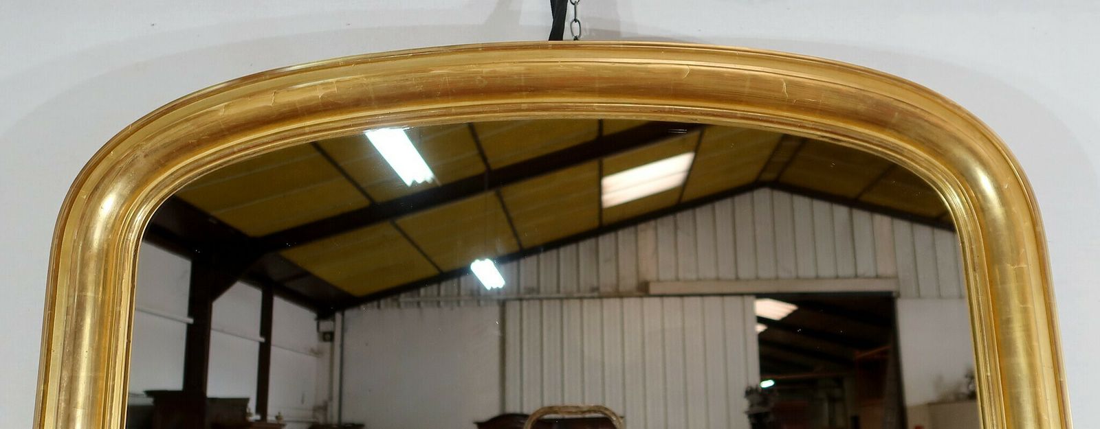 Important Mirror Gilded With Gold Leaf, Louis Philippe Period   Mid 19th Century photo Home Decor