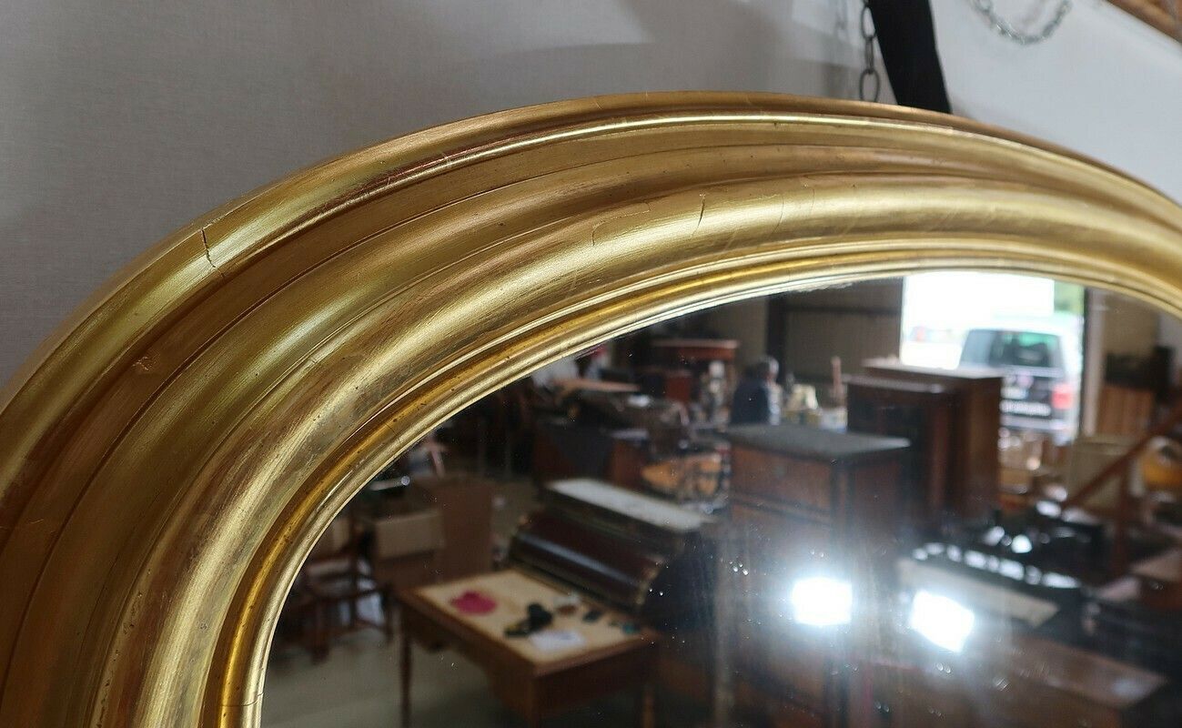 Important Mirror Gilded With Gold Leaf, Louis Philippe Period   Mid 19th Century photo 2601.78