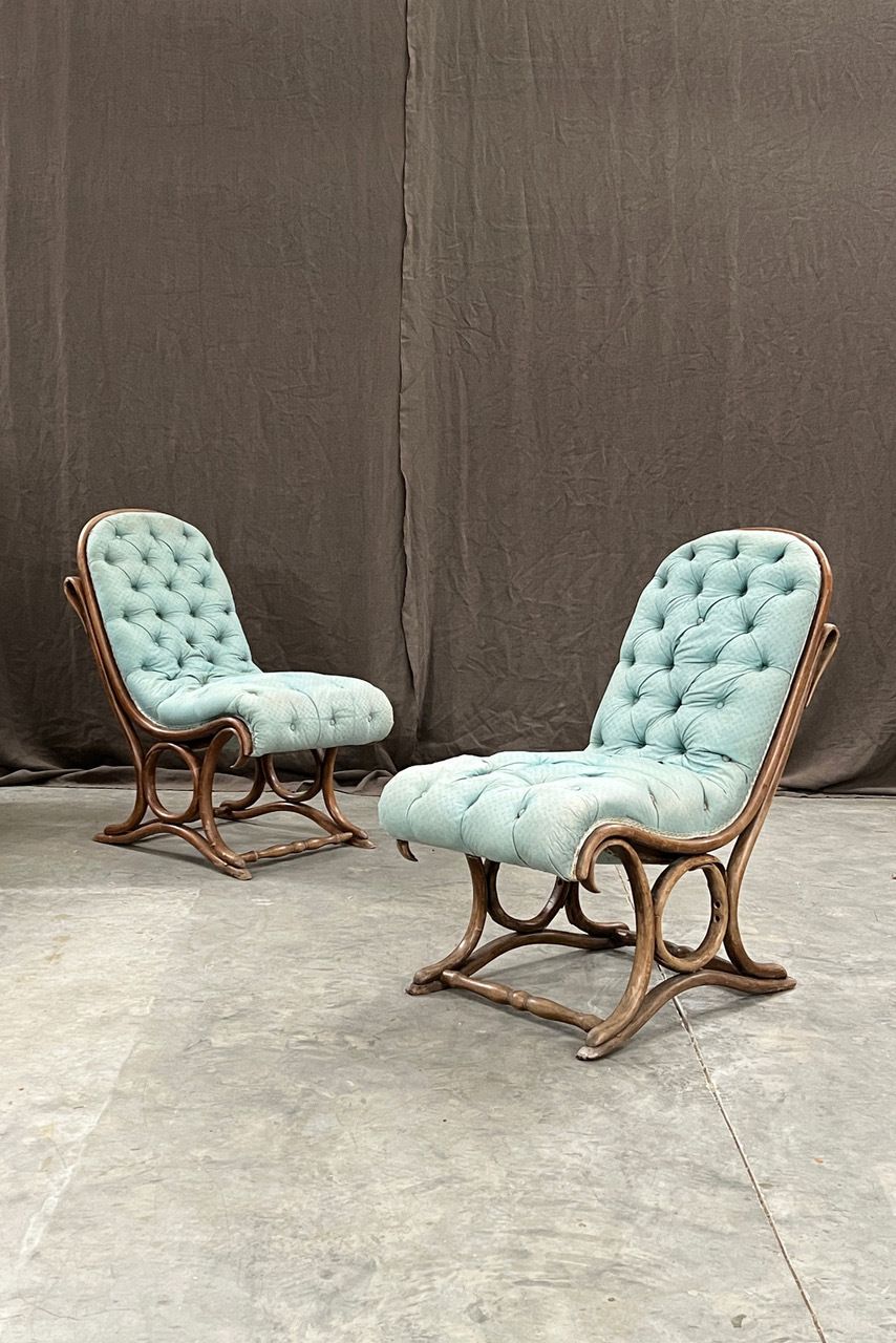 Pair Of Thonet Bentwood Chairs