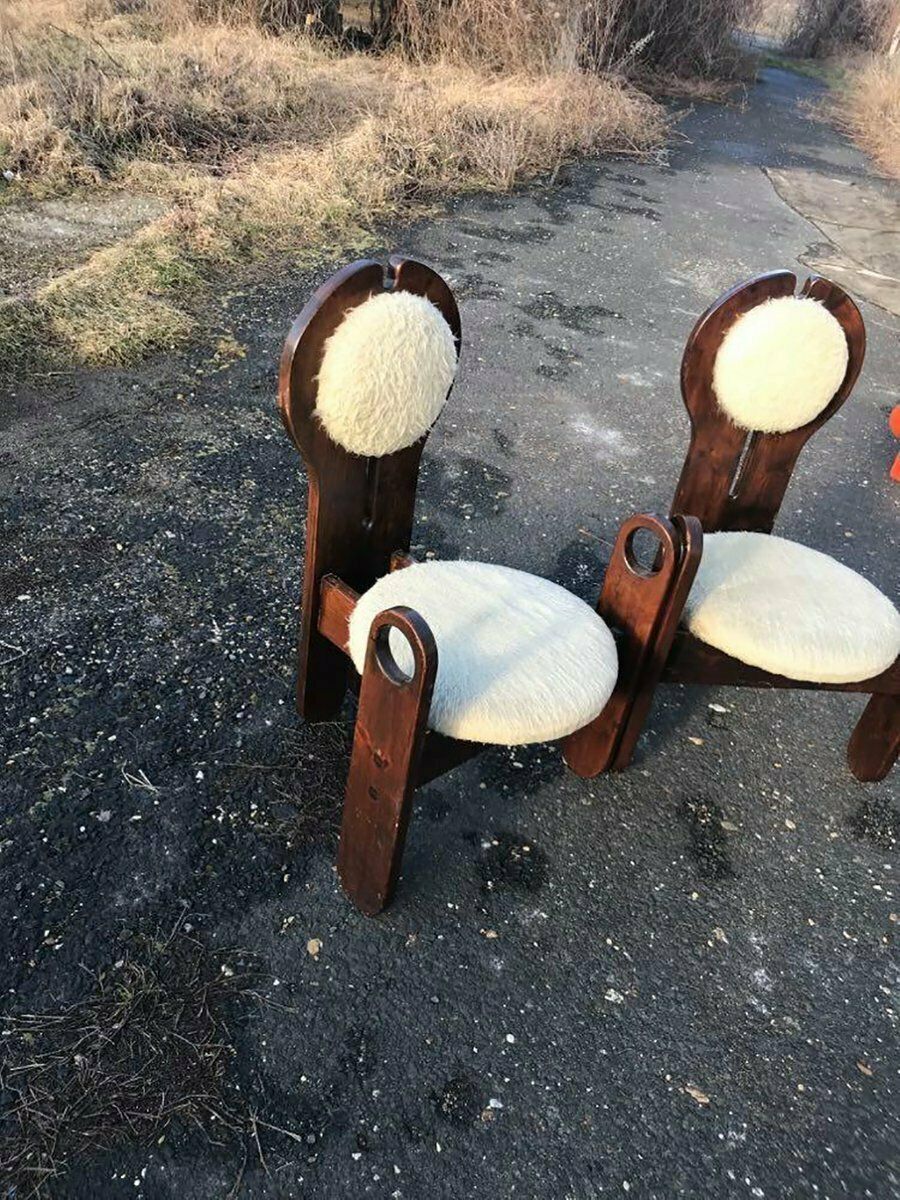 Mid Century Dining Chairs By Szedleczky, 1960s, Set Of 2 photo Furniture