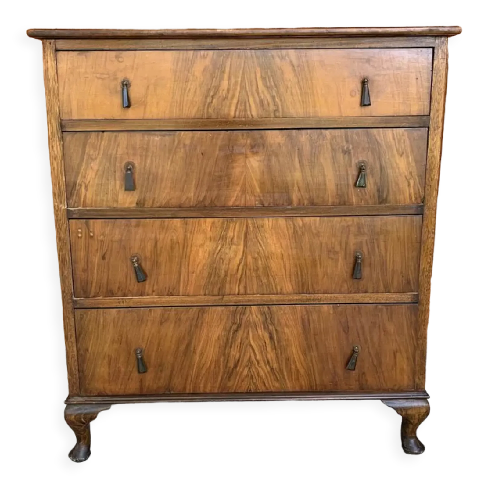 Antique Walnut Bedroom Chest Of Drawers