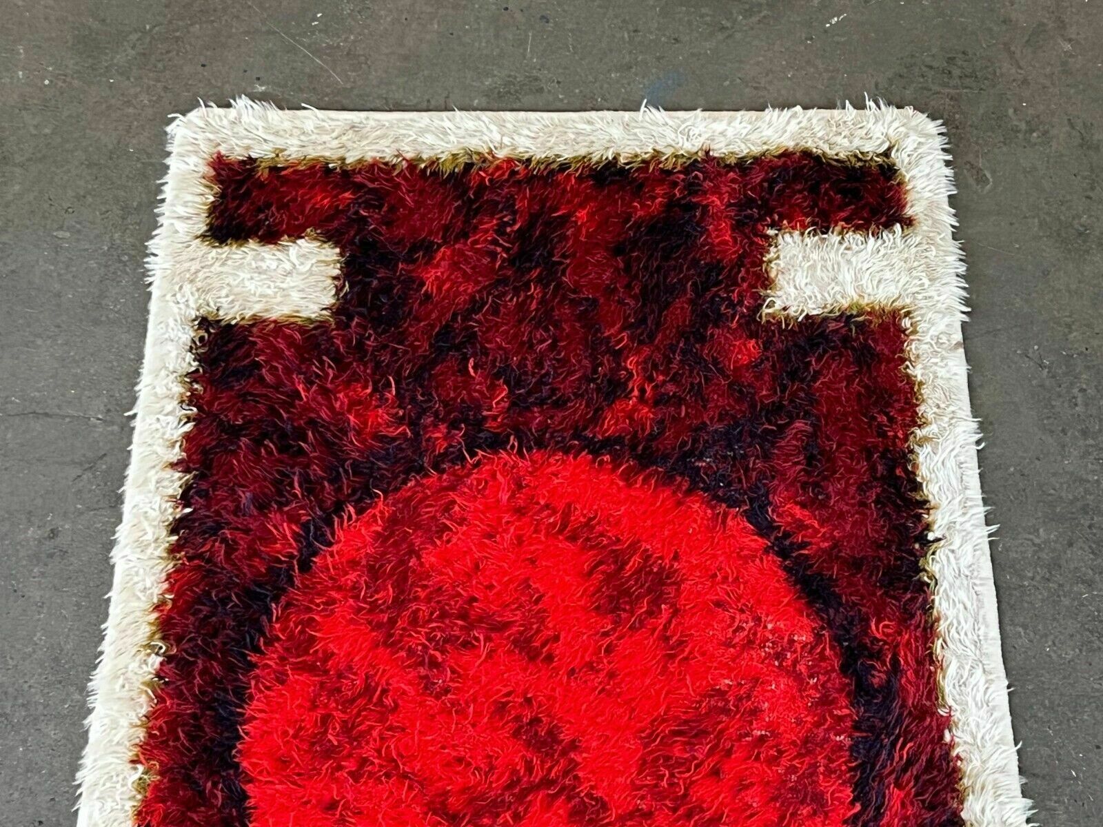 60s 70s Runner Rug Carpet Rug Space Age By Hojer Eksport Denmark Design photo for sale