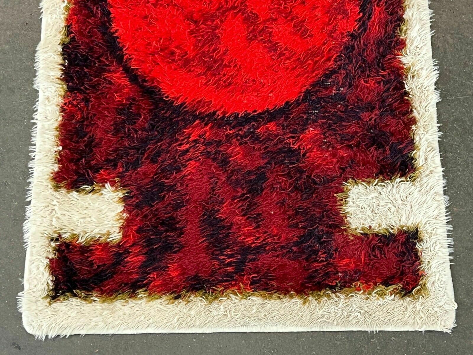60s 70s Runner Rug Carpet Rug Space Age By Hojer Eksport Denmark Design photo 1562.0