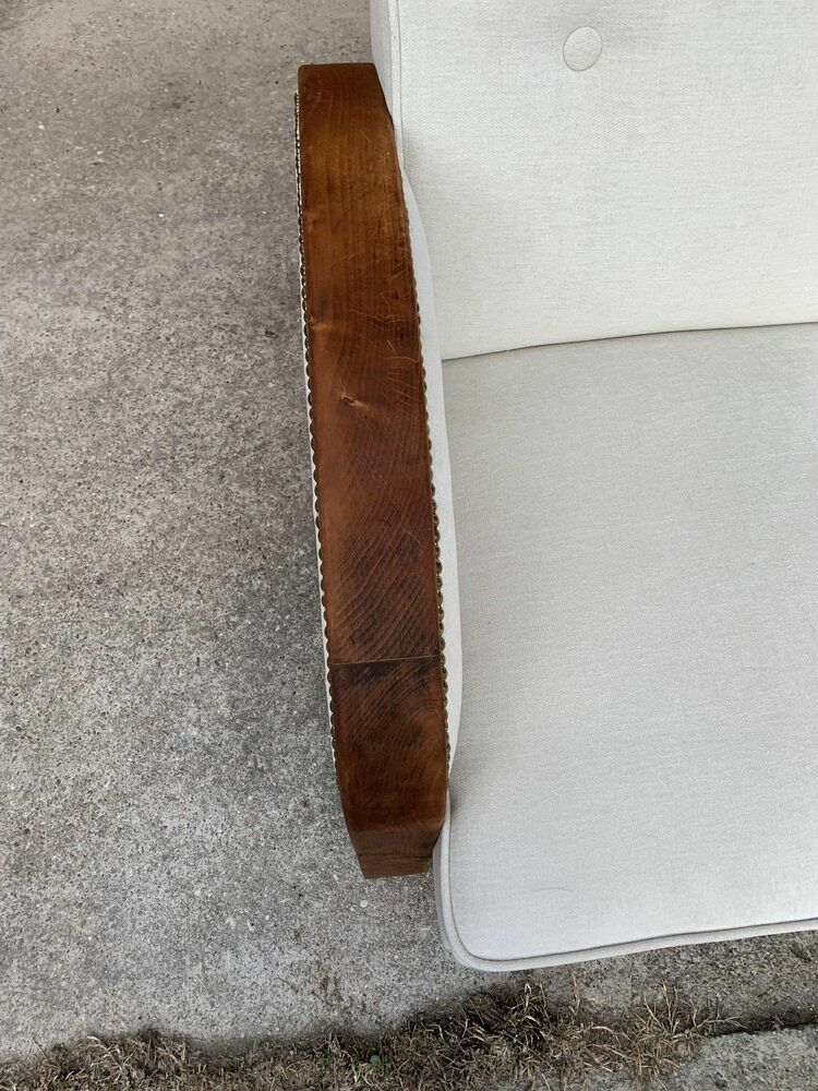 Art Deco Beige Lounge Chair, 1920s photo furniture