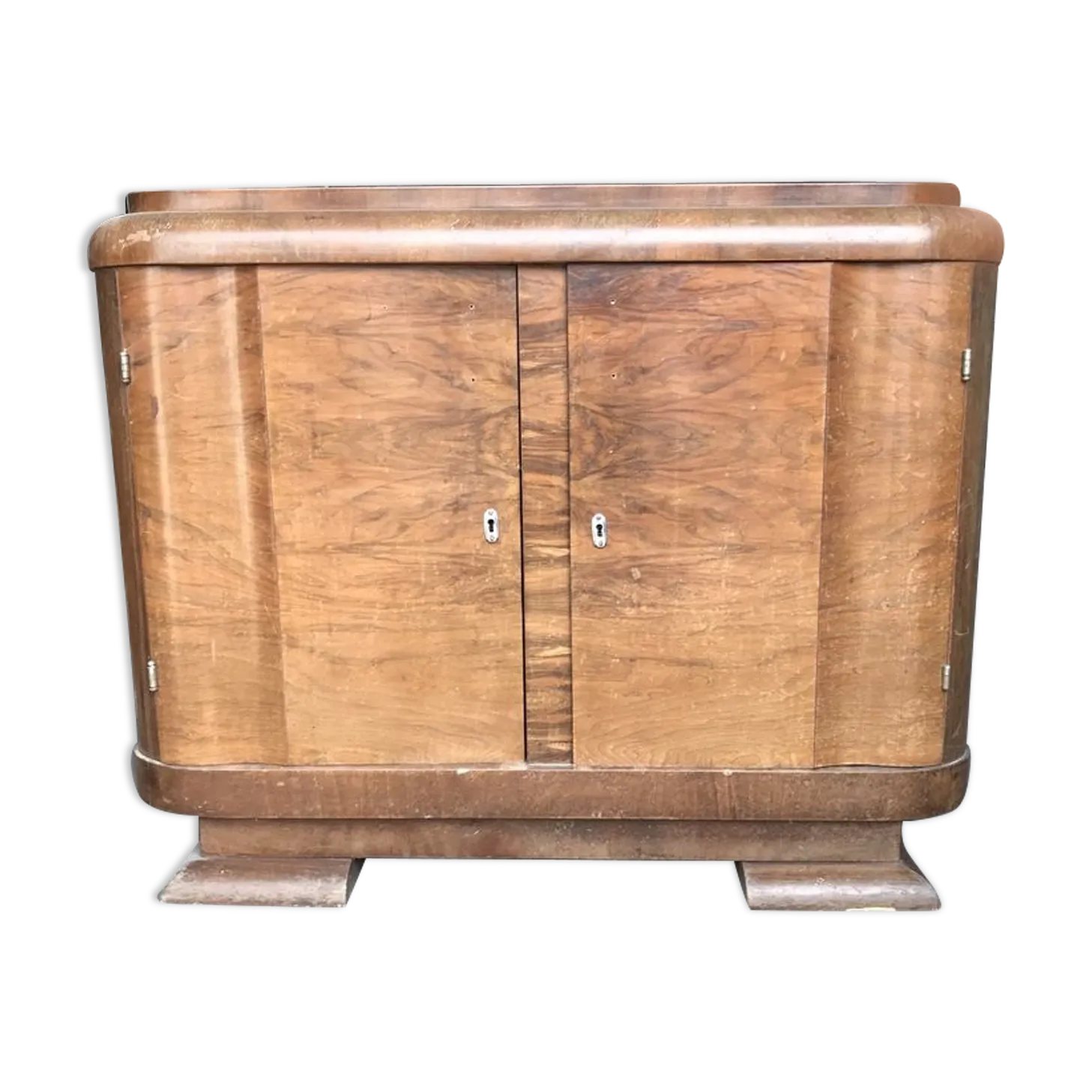 Hungarian Art Deco Wooden Buffet, 1940s