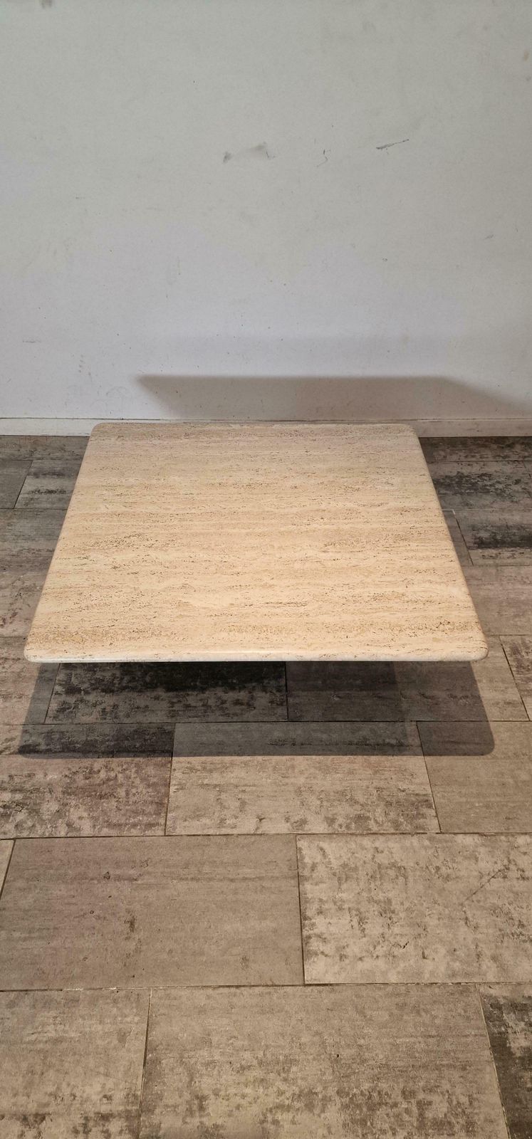 Travertine Coffee Table By Angelo Mangiarotti For Up & Up, Italy 1970s photo 2641.0