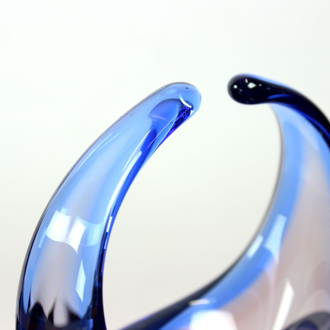 Art Glass Bowl By Frantisek Zemek For Sklarna Mstisov, 1960s photo buy