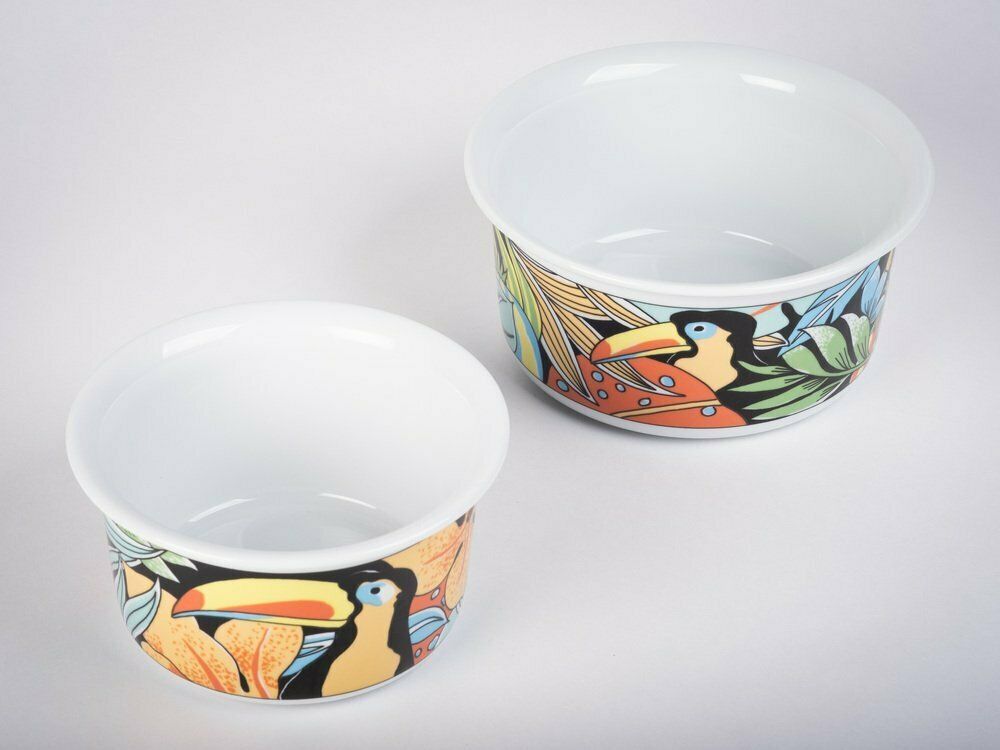 Tukan Dish And Bowls From Pillivuyt, France, Set Of 3 photo furniture