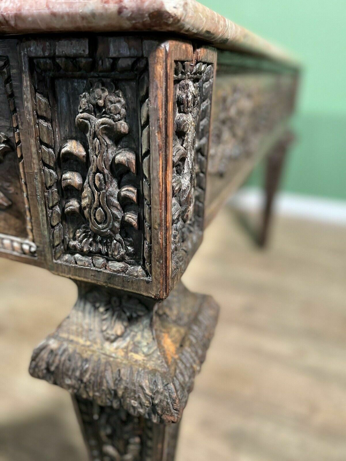An Italian Carved Fruitwood Centre Table photo buy