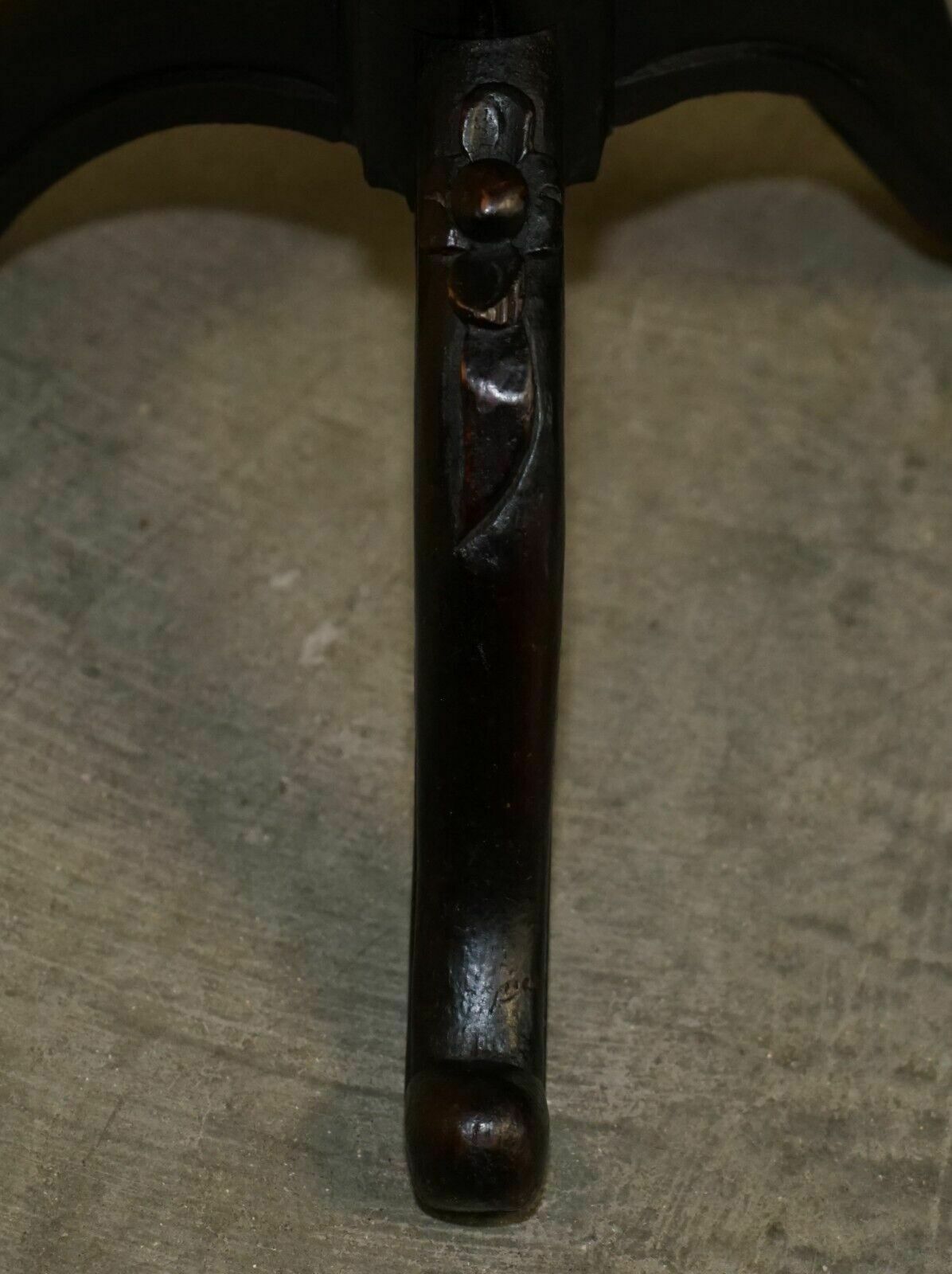 photo for sale Fine Antique Victorian 1880 Pietra Dura Specimen Marble Side End Lamp Table