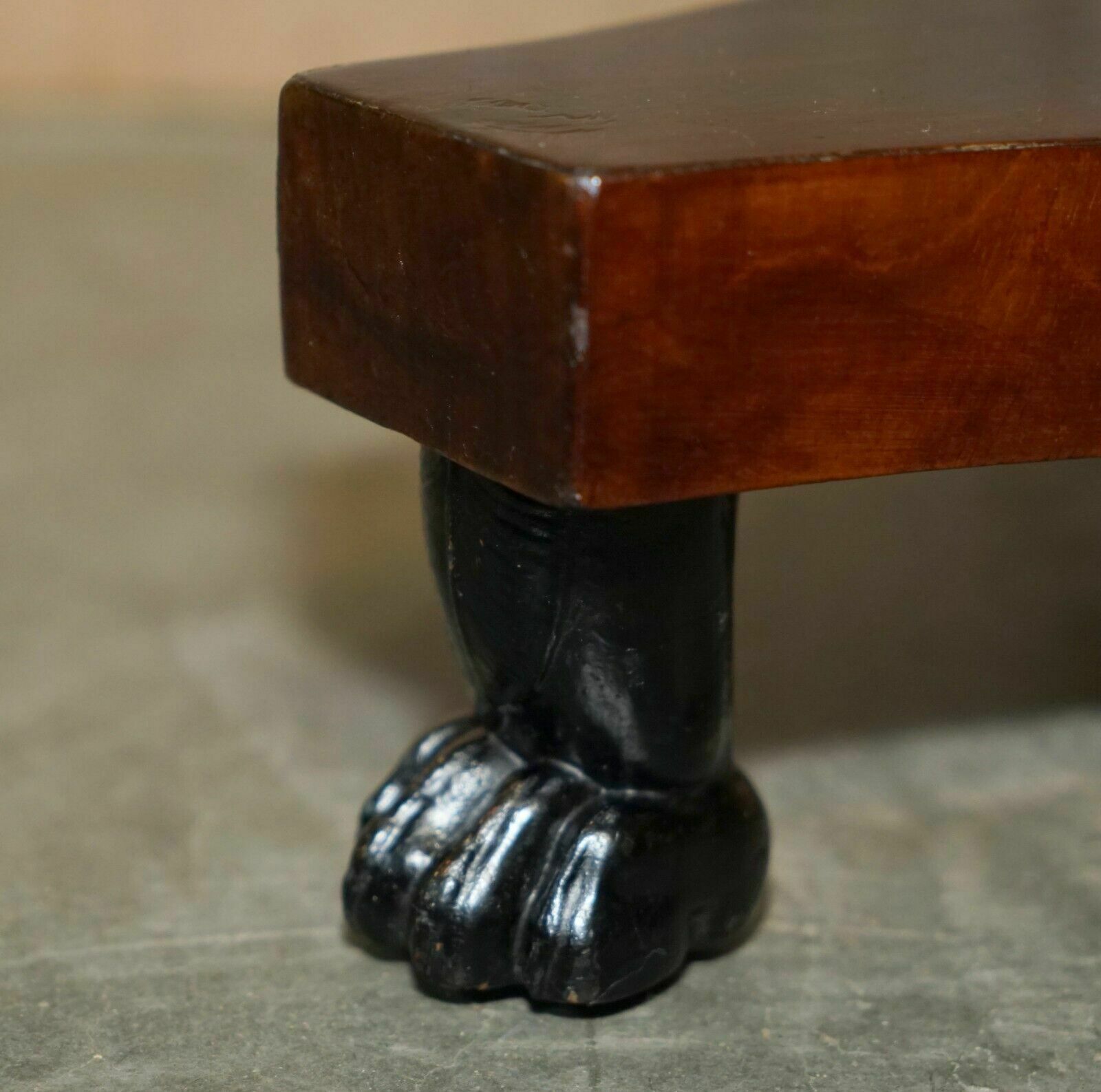 photo furniture Editors Choice Antique Italian Marble Topped Occasional Centre Table Lions Paw