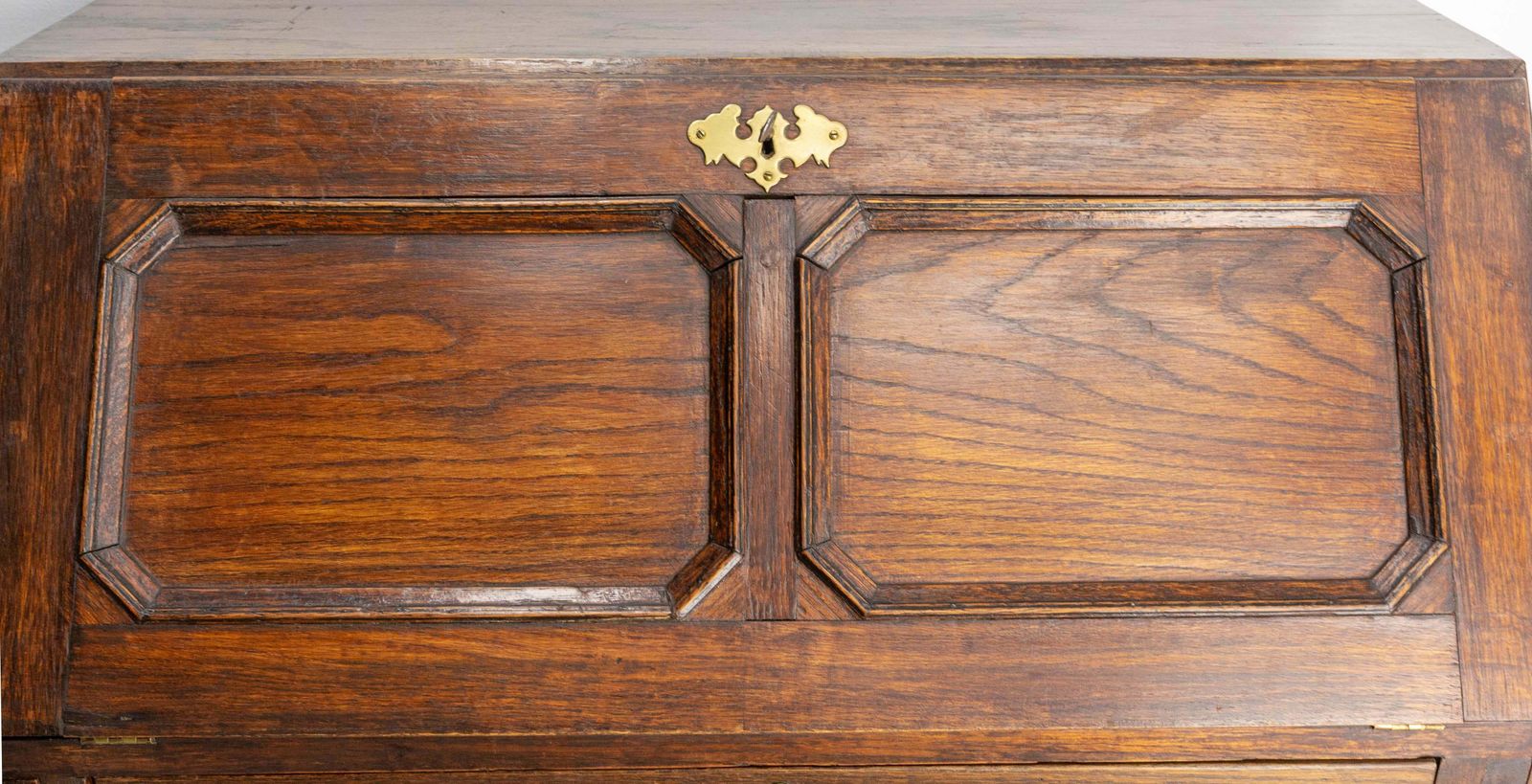 photo for sale English Buffet Secretaire, Escritoire Cabinet Oak, With Drawers, Circa 1920