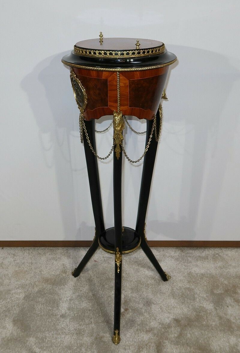 photo vinterior Athenian In Precious Wood, Napoleon III Period, Mid 19th Century