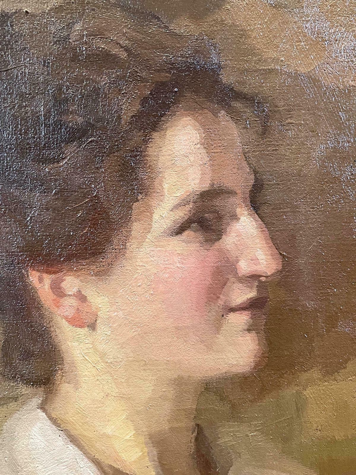 Young Women Portrait By Alfred Schmidt, 1920 photo vinterior