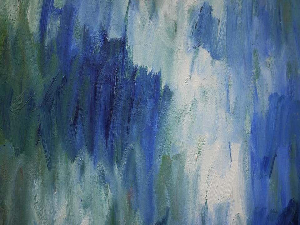 Abstract Painting, Agner, Hans Peter, Cascade Of Colours, 1989 photo Art