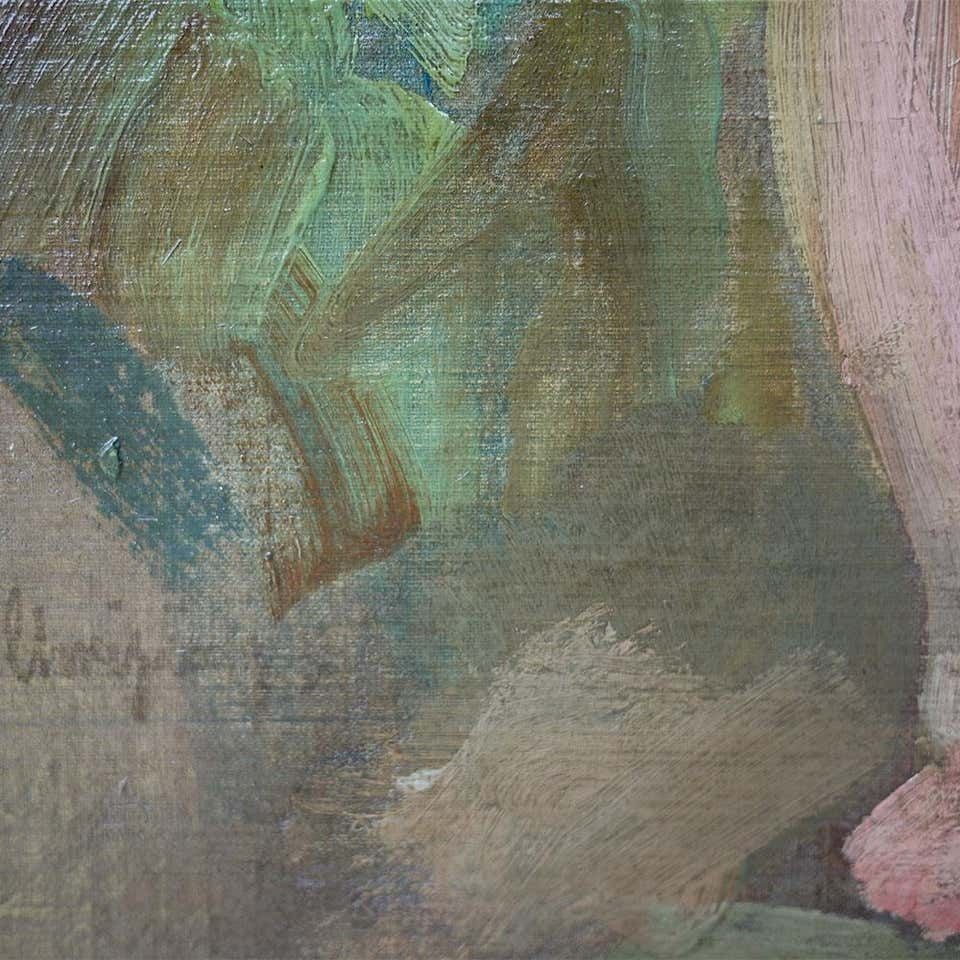 Nude Painting, Wilhelm Christens, 1930s photo 600.0