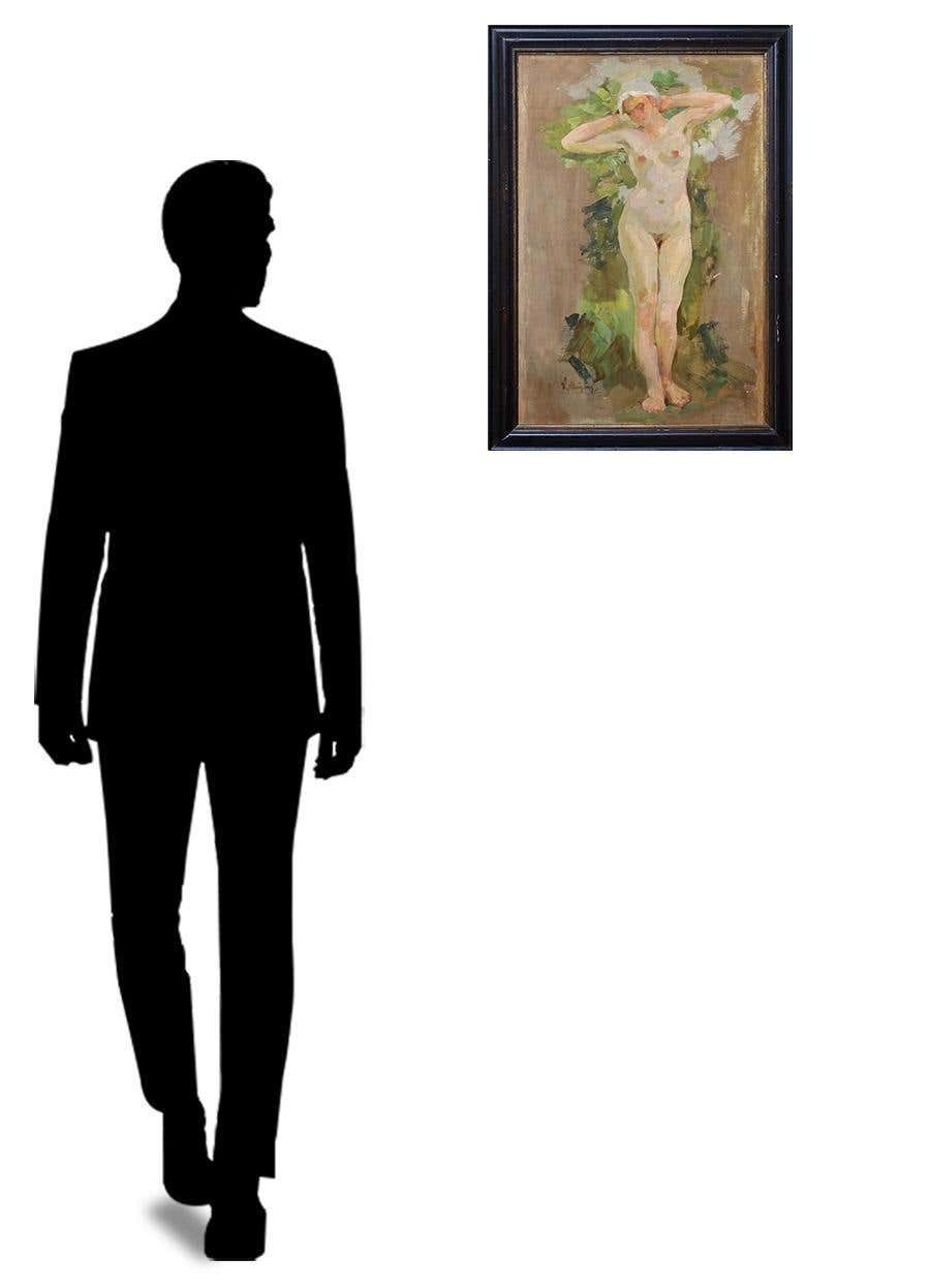 Nude Painting, Wilhelm Christens, 1930s photo buy