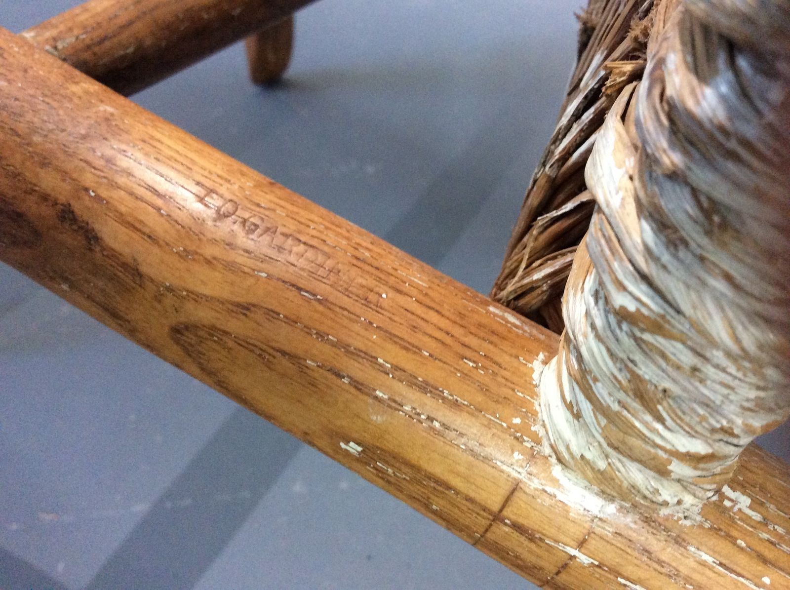 photo for sale Arts & Crafts Cotswold School Rocking Chair By Edward Gardiner 1930's
