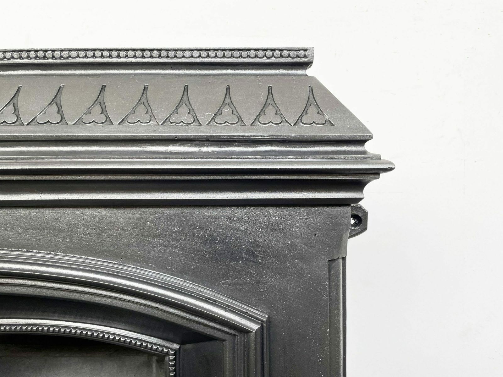 Antique Victorian Cast Iron School Fireplace. photo 700.0