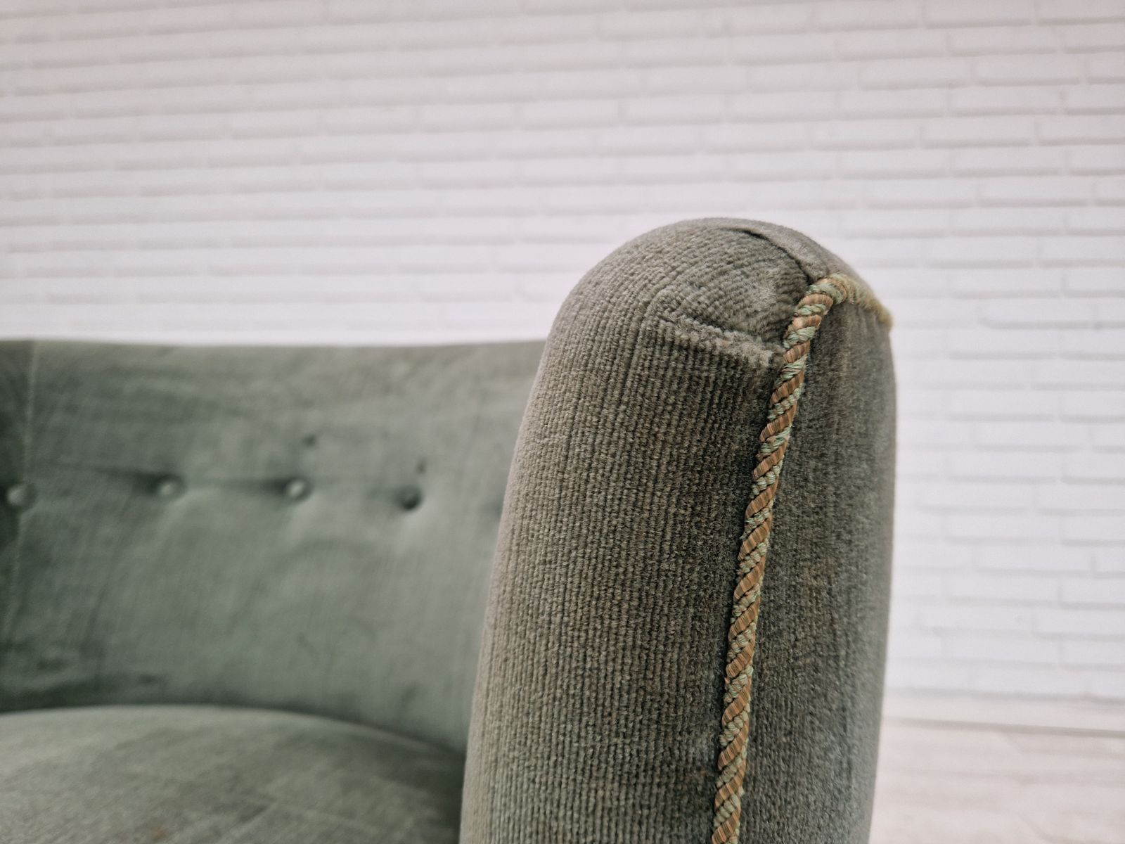 photo buy 1960s, Danish Design, Curved Loungechair, Original Very Good Condition.