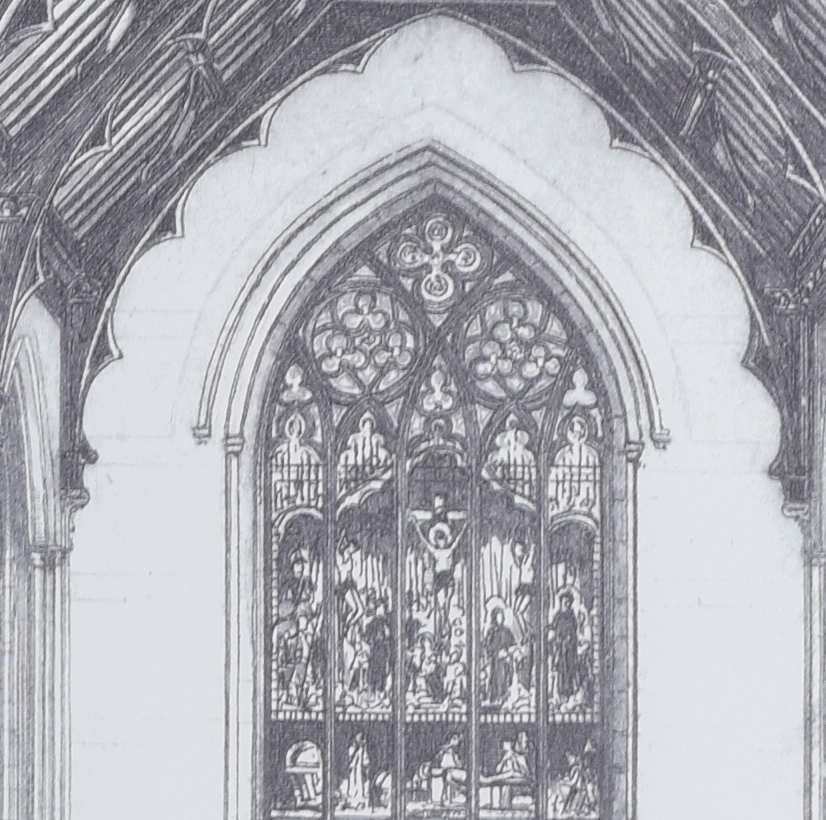 Tony Broderick (Late 20th Century) Chapel Of Corpus Christi College, Cambridge photo for sale
