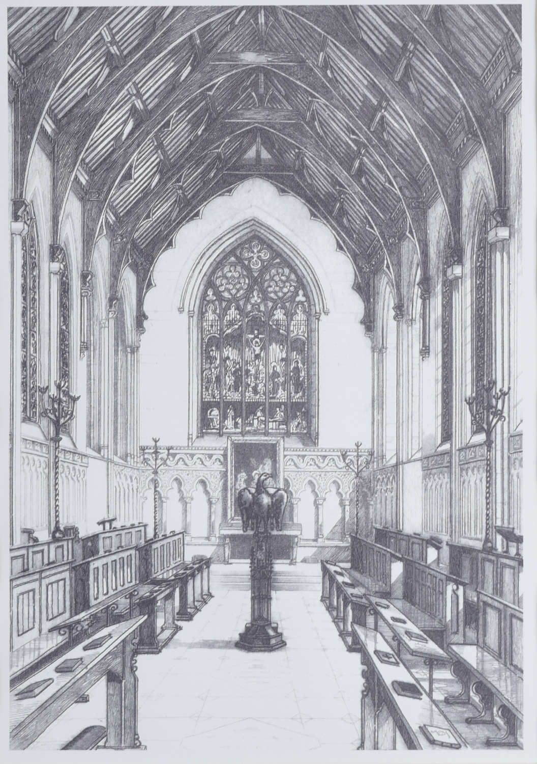 Tony Broderick (Late 20th Century) Chapel Of Corpus Christi College, Cambridge photo 250.0