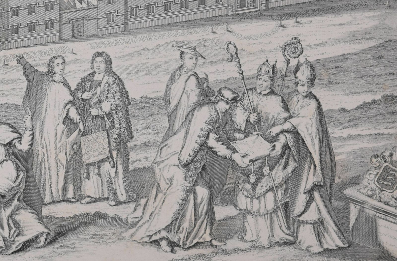 Oriel College, Oxford (1736), 1700s photo Art