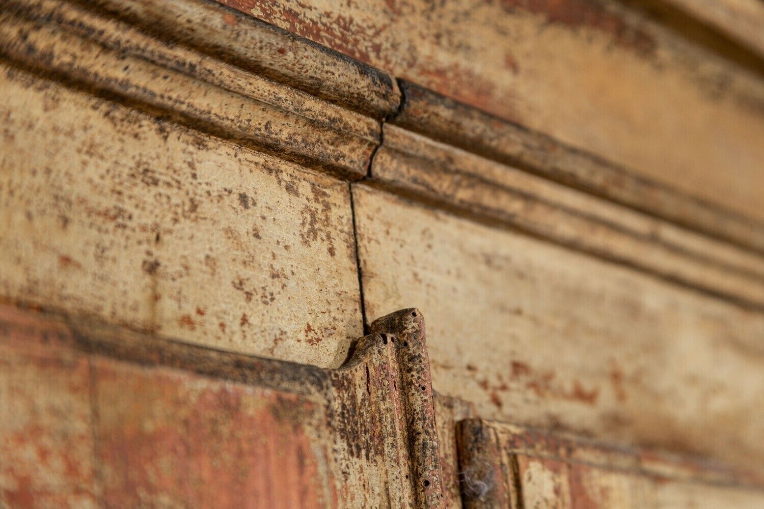 photo buy Large 18thc French Painted Pine Armoire