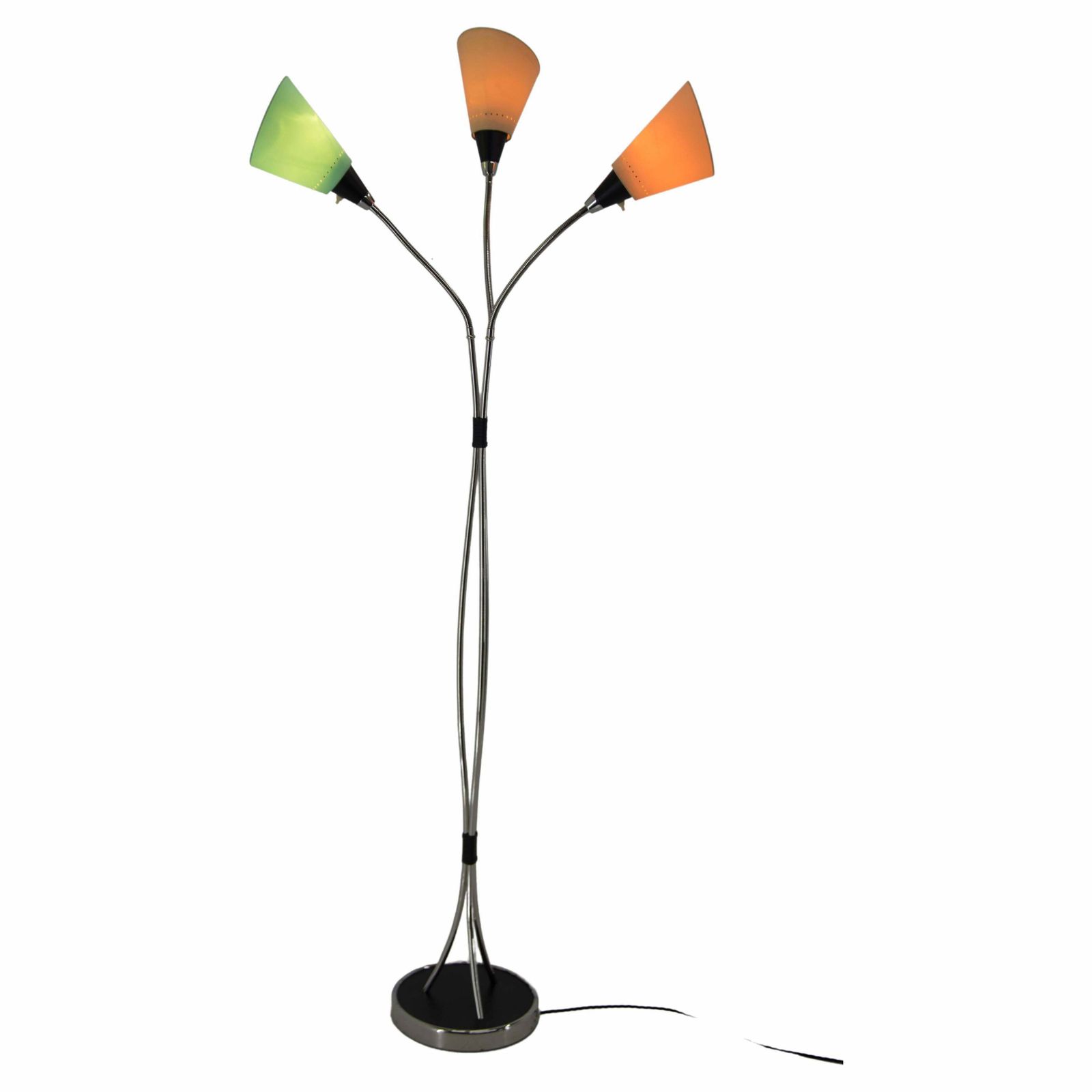 Mid Century Flexible 3 Flamming Floor Lamp. 1960s