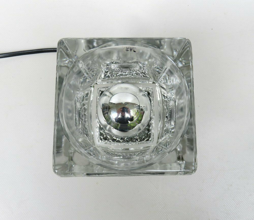 Small Space Age Table Lights In Aluminum And Glass From Peill & Putzler, 1970s, Set Of 2 photo buy